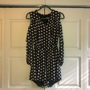 NWT Michael Kors polka dot romper